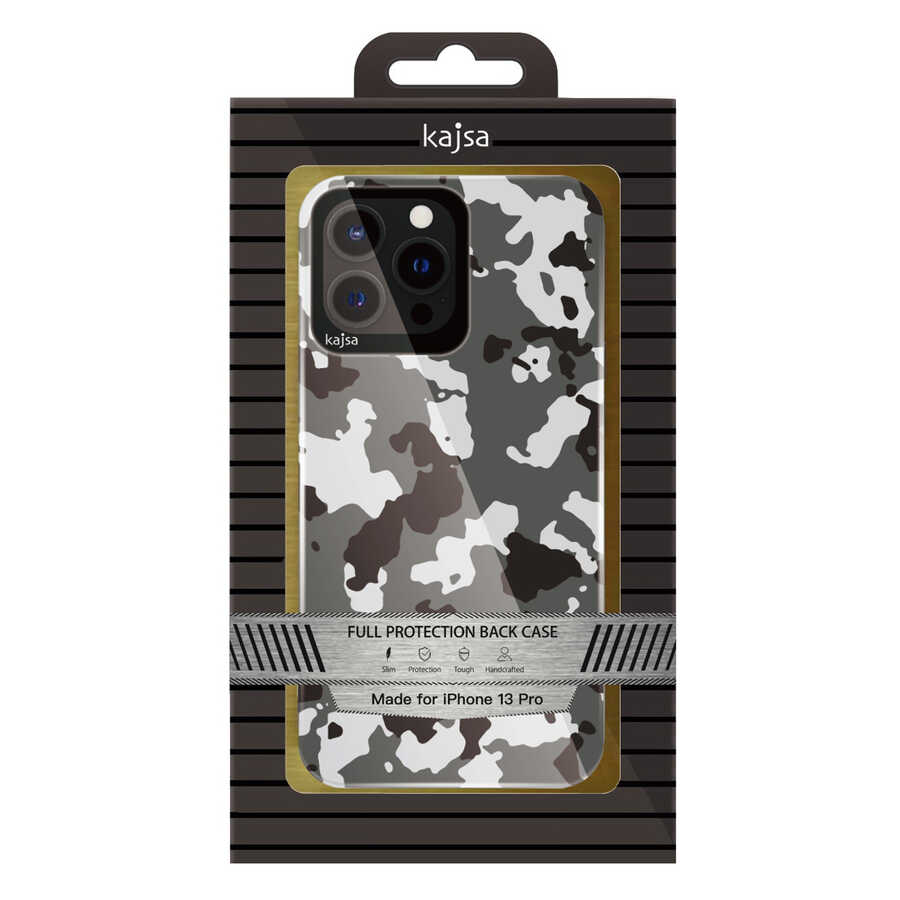 Apple iPhone 13 Pro Max Uyumlu Kılıf Kajsa Camo Kapak - 7