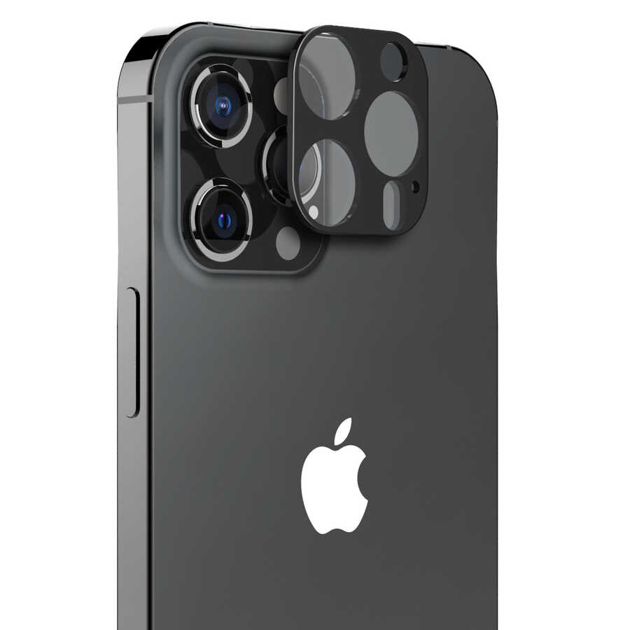 Apple iPhone 12 Pro Uyumlu Araree C-Subcore Temperli Kamera Koruyucu - 2