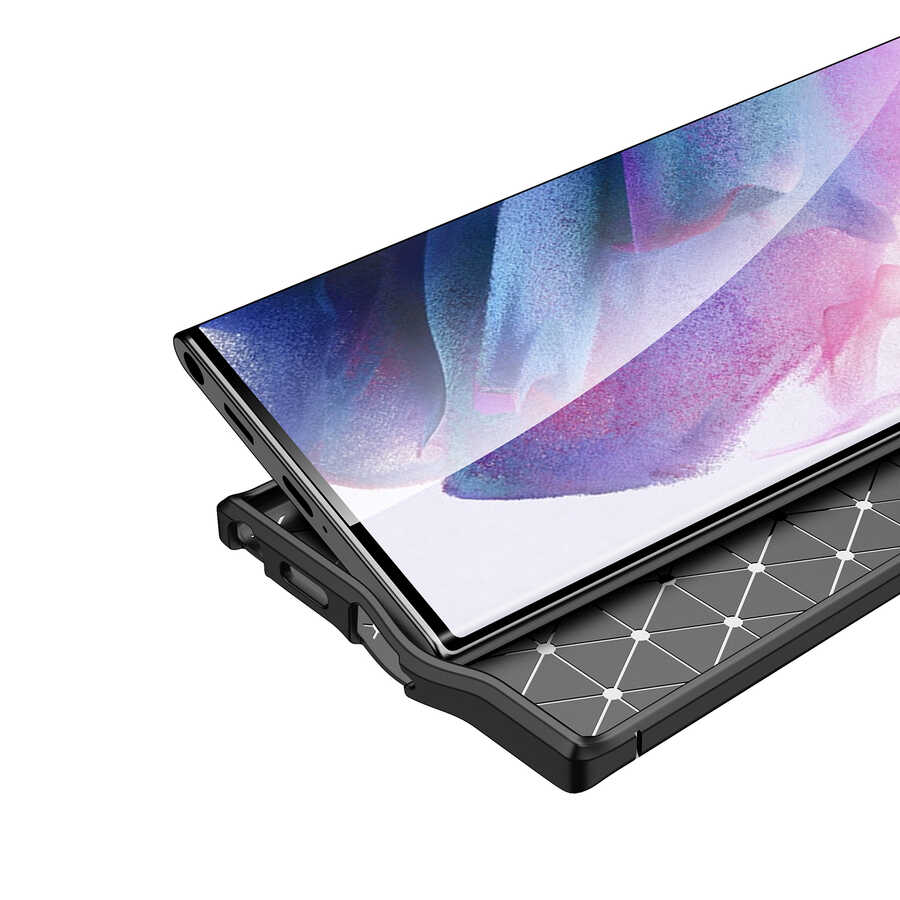 Samsung Galaxy S22 Ultra Uyumlu Kılıf Zore Niss Silikon Kapak - 9