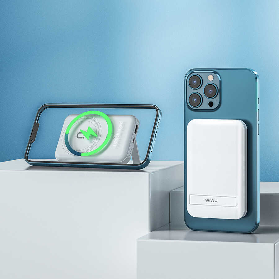 Wiwu SC10000 Magsafe Mıknatıslı Wireless Powerbank - 10