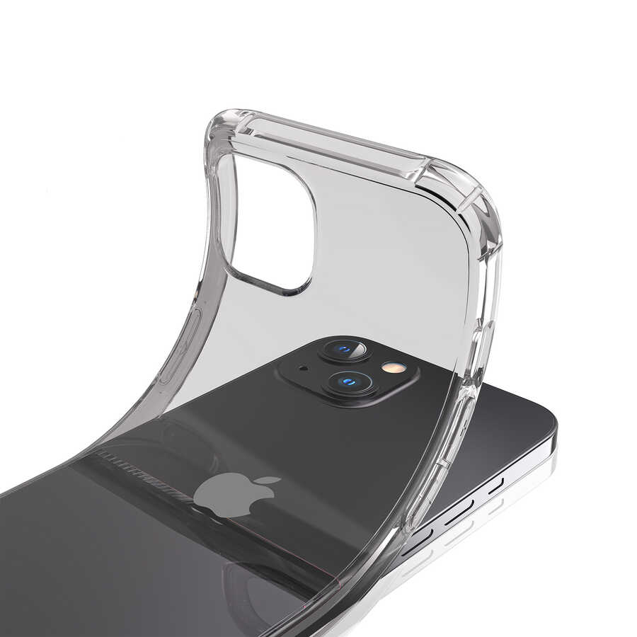 Apple iPhone 13 Mini Uyumlu Kılıf Kajsa Transparent Kapak - 8