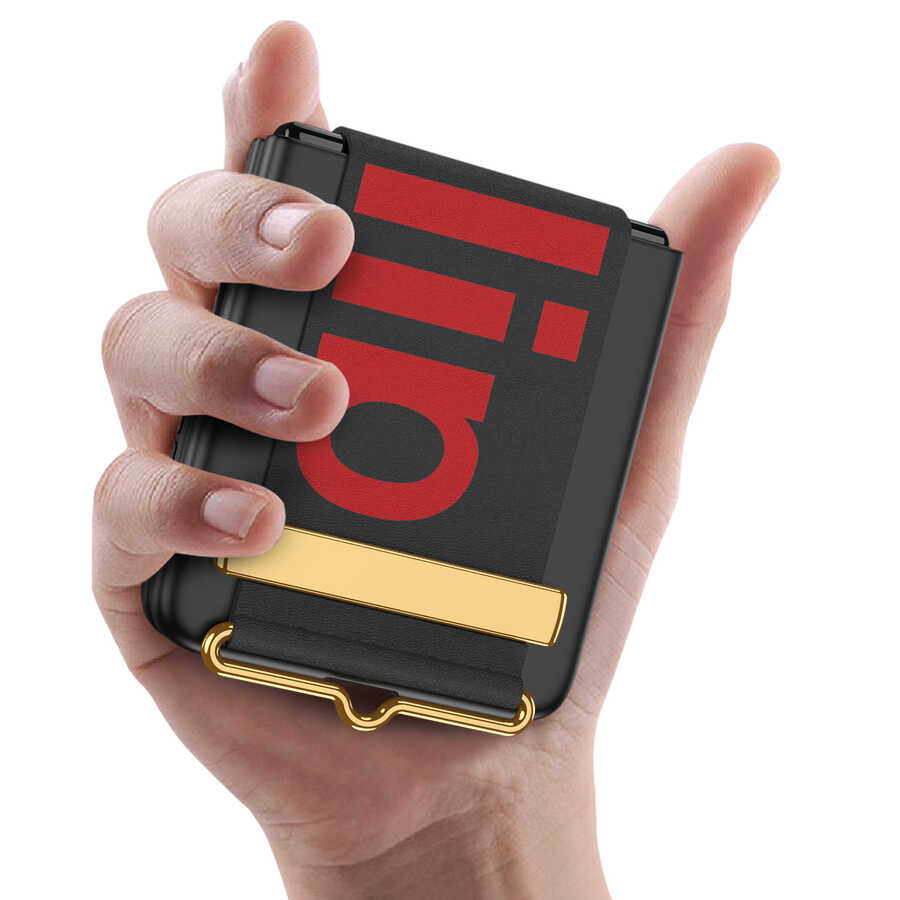 Samsung Galaxy Z Flip 3 Uyumlu Kılıf Zore Flio Kıpta Kapak - 1