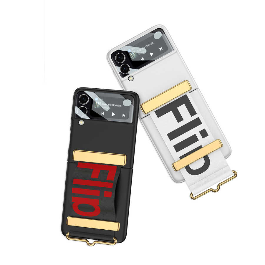 Samsung Galaxy Z Flip 3 Uyumlu Kılıf Zore Flio Kıpta Kapak - 3