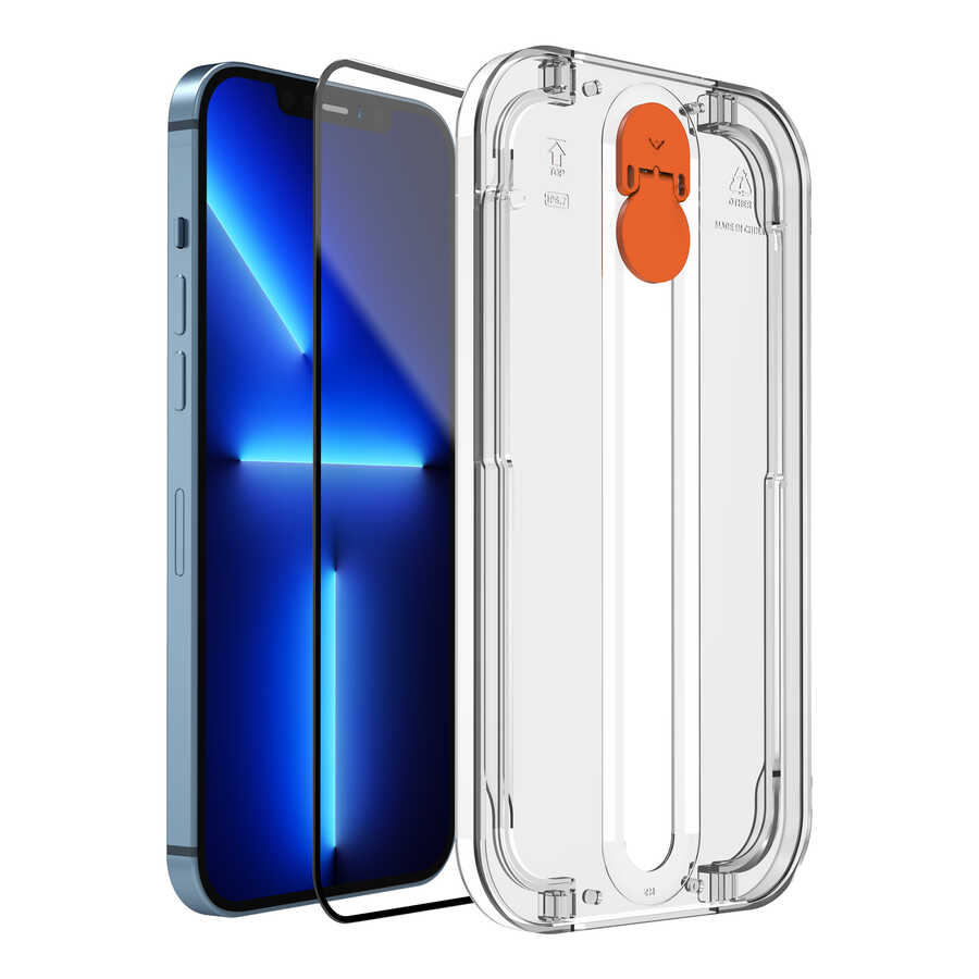 Apple iPhone 13 Pro Max Uyumlu Wiwu Easy İnstall iVista Super Hardness Ekran Koruyucu - 1