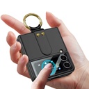 Samsung Galaxy Z Flip 3 Uyumlu Kılıf Zore Flip Ring Kıpta Kapak - 6