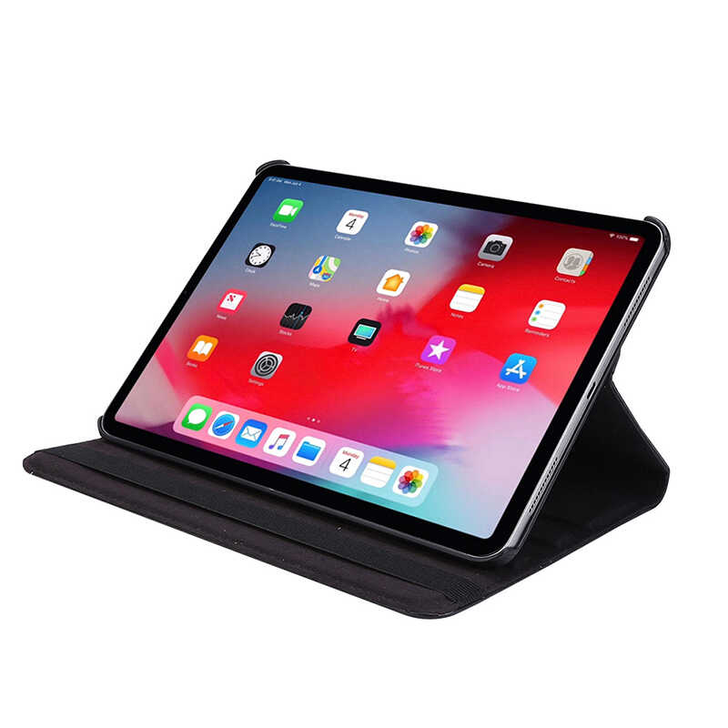 Apple iPad Pro 12.9 2021 Uyumlu (5.Nesil) Zore Dönebilen Standlı Kılıf - 4