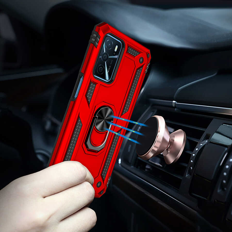 Oppo A16 Uyumlu Kılıf Zore Vega Kapak - 5