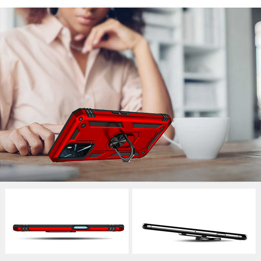 Oppo A16 Uyumlu Kılıf Zore Vega Kapak - 7