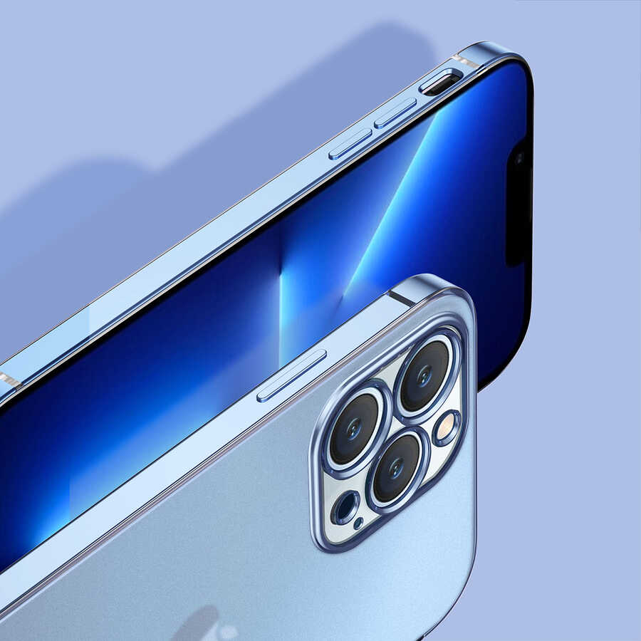 Apple iPhone 13 Pro Max Uyumlu Kılıf Zore Mat Gbox Kapak - 4