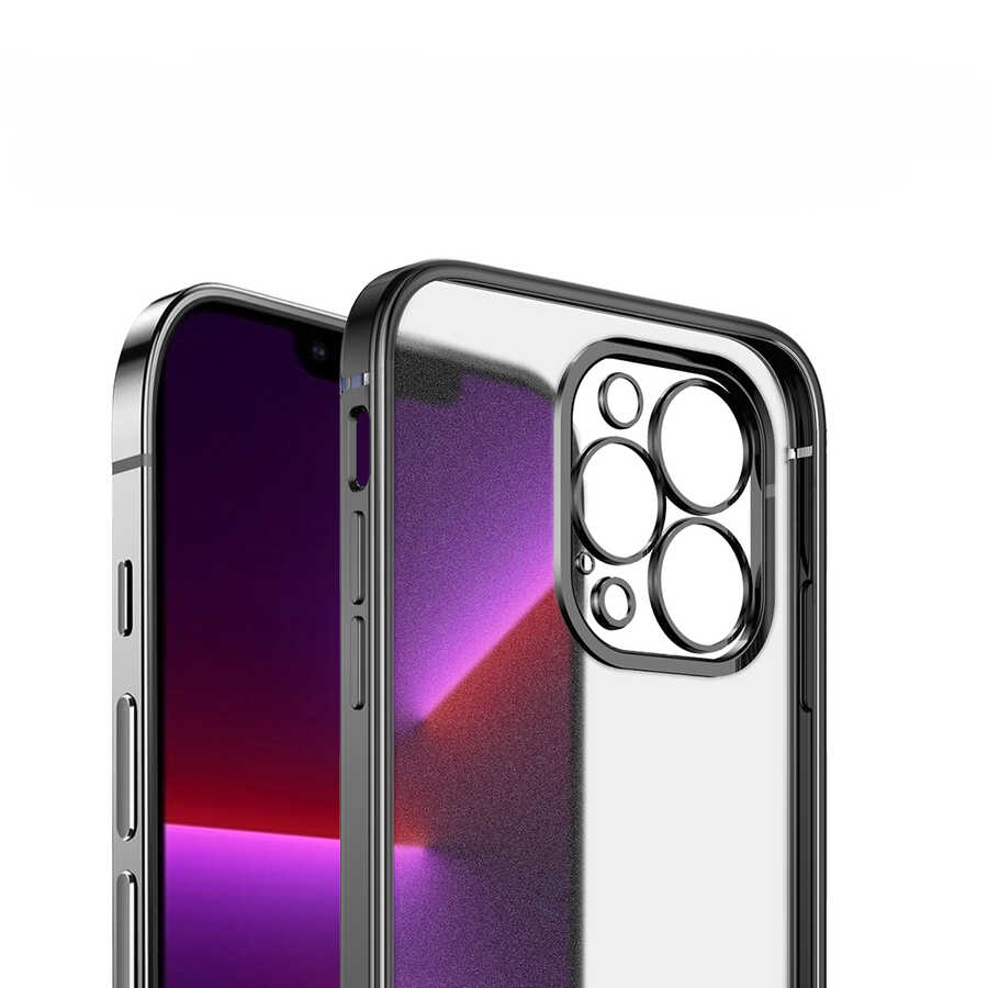 Apple iPhone 13 Pro Max Uyumlu Kılıf Zore Mat Gbox Kapak - 5