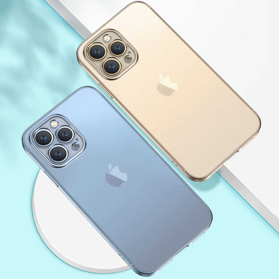 Apple iPhone 13 Pro Max Uyumlu Kılıf Zore Mat Gbox Kapak - 6