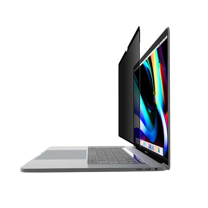 Apple Macbook 16' Touch Bar Uyumlu Wiwu Mıknatıslı Privacy Ekran Koruyucu - 1