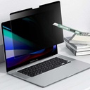 Apple Macbook 16' Touch Bar Uyumlu Wiwu Mıknatıslı Privacy Ekran Koruyucu - 5