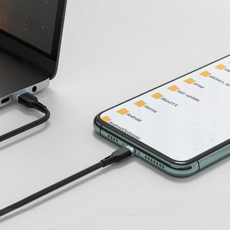 Wiwu Platinum Serisi PT04 PD To Lightning Kablo 0.3M - 4