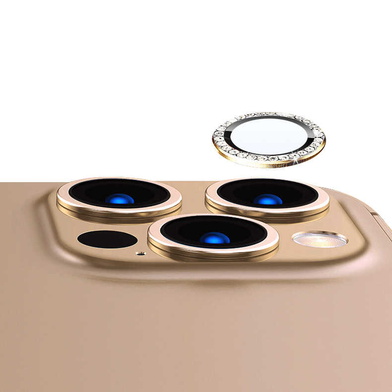 Apple iPhone 12 Pro Max Uyumlu CL-06 Kamera Lens Koruyucu - 7