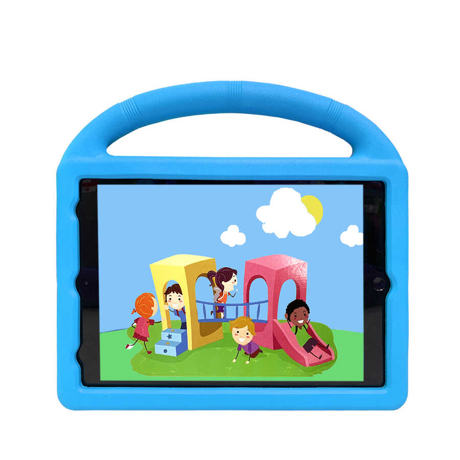 Apple iPad Pro 10.5 Uyumlu (7.Nesil) Zore Wheel Car Tekerlek Standlı Tablet Eva Silikon Kılıf - 2