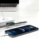 Wiwu M10 2 in 1 Wireless ve Lightning PD Şarj Kablosu - 10