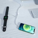 Wiwu M10 2 in 1 Wireless ve Lightning PD Şarj Kablosu - 11