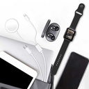 Wiwu M10 2 in 1 Wireless ve Lightning PD Şarj Kablosu - 12