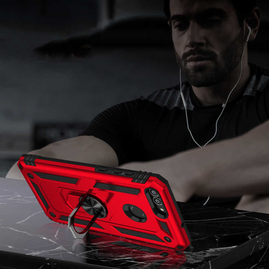 Huawei P Smart Uyumlu Kılıf Zore Vega Kapak - 7