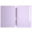 Samsung Galaxy Tab S9 Plus Uyumlu Kılıf Zore Tri Folding Kalem Bölmeli Standlı Kılıf - 3