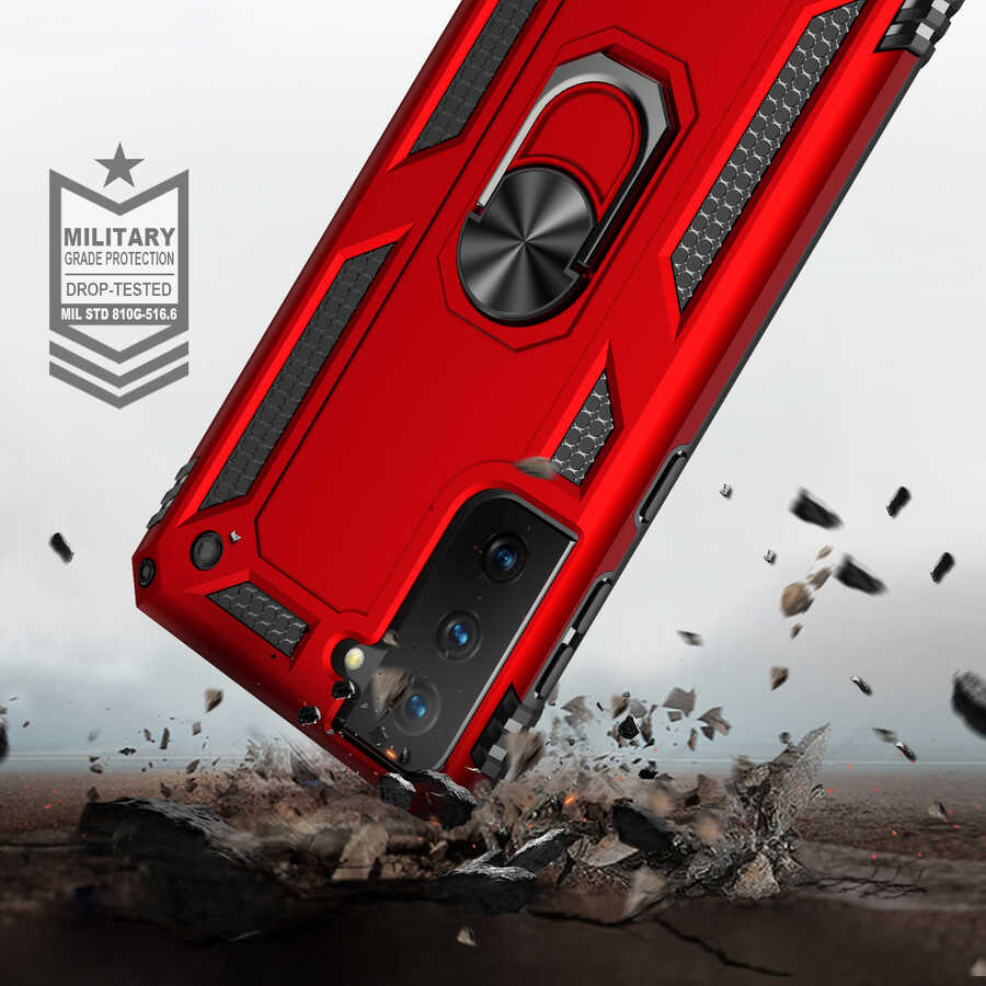 Samsung Galaxy S21 FE Uyumlu Kılıf Zore Vega Kapak - 7