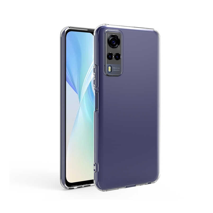 Vivo Y53S 4G Uyumlu Kılıf Zore Kamera Korumalı Süper Silikon Kapak