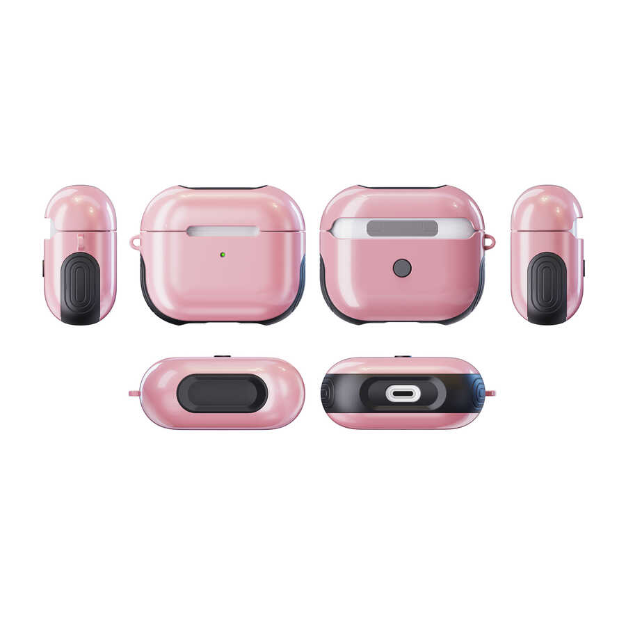 Apple Airpods 3. Nesil Uyumlu Kılıf Zore Shockproof Silikon - 5