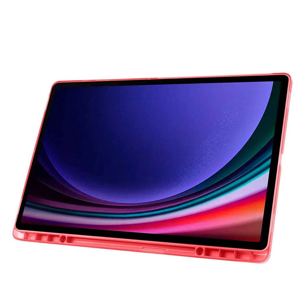 Samsung Galaxy Tab S9 Ultra SM-X910 Uyumlu Kılıf Zore Tri Folding Kalem Bölmeli Standlı Kılıf - 15