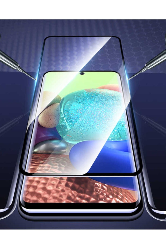 Samsung Galaxy S21 FE Uyumlu Zore Kenarları Kırılmaya Dayanıklı Cam Ekran Koruyucu