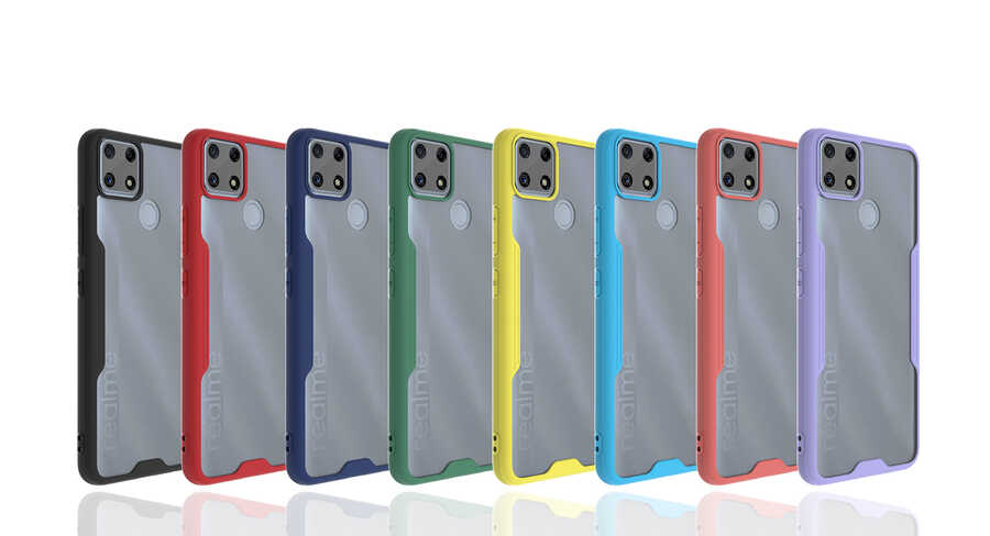 Realme C25 Uyumlu Kılıf Zore Parfe Kapak - 1