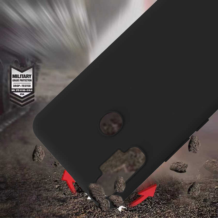 Tecno Spark 7 Pro Uyumlu Kılıf Zore Biye Silikon - 1