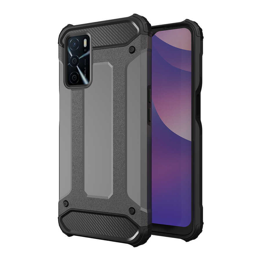 Oppo A16 Uyumlu Kılıf Zore Crash Silikon Kapak - 1