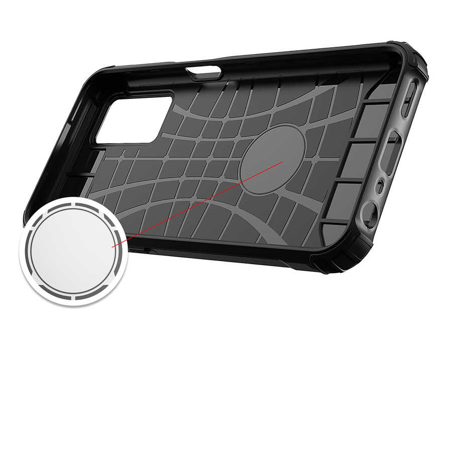 Oppo A16 Uyumlu Kılıf Zore Crash Silikon Kapak - 4