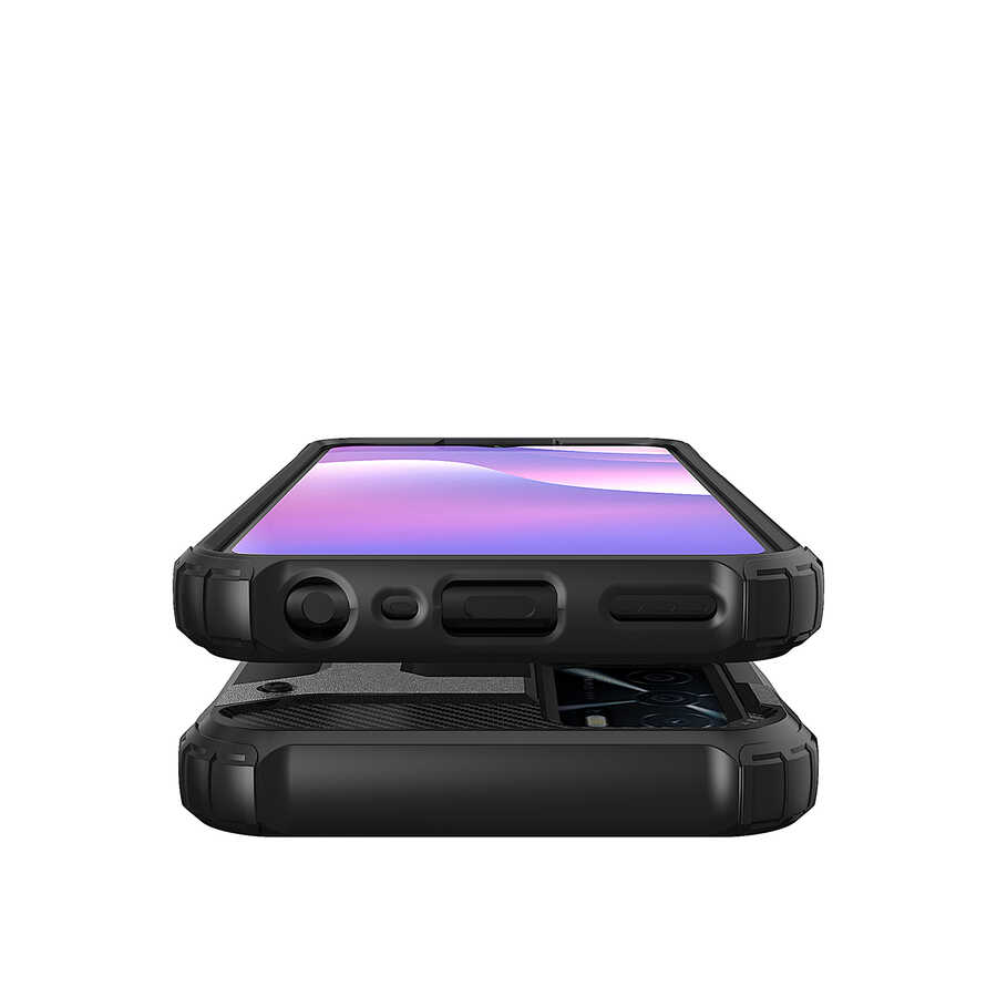 Oppo A16 Uyumlu Kılıf Zore Crash Silikon Kapak - 9