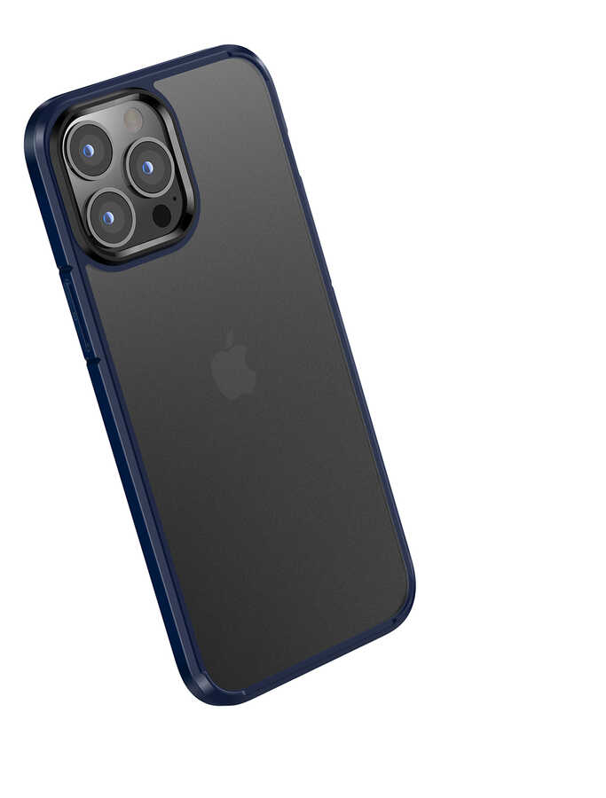 Apple iPhone 13 Pro Max Uyumlu Kılıf Wlons H-Bom Kapak - 1