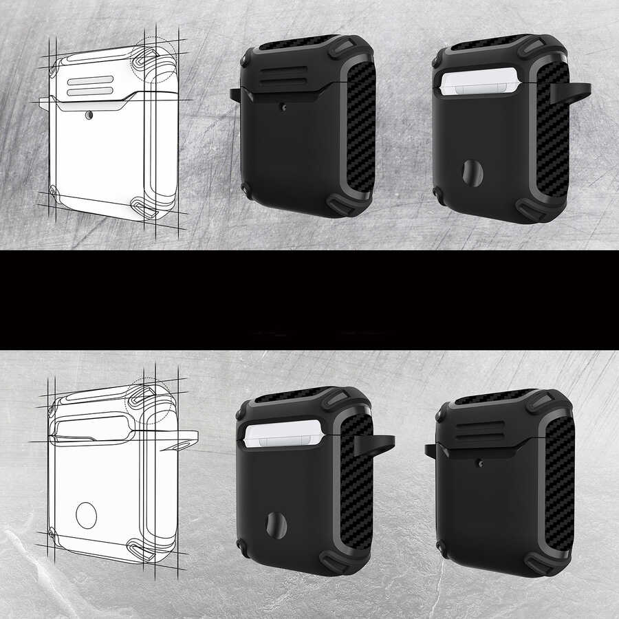 Apple Airpods Uyumlu Kılıf Zore Airbag 26 Silikon - 4