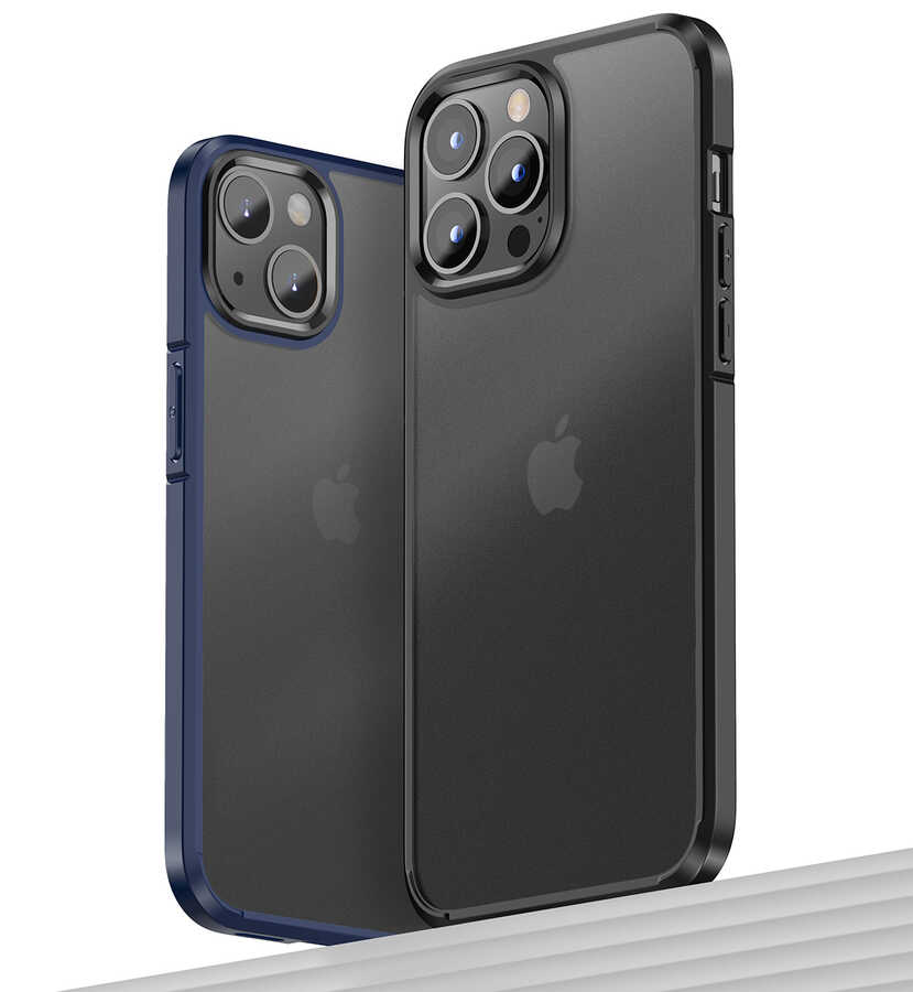 Apple iPhone 13 Pro Max Uyumlu Kılıf Wlons H-Bom Kapak - 4