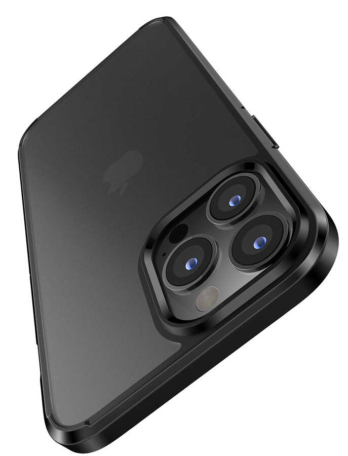 Apple iPhone 13 Pro Max Uyumlu Kılıf Wlons H-Bom Kapak - 8