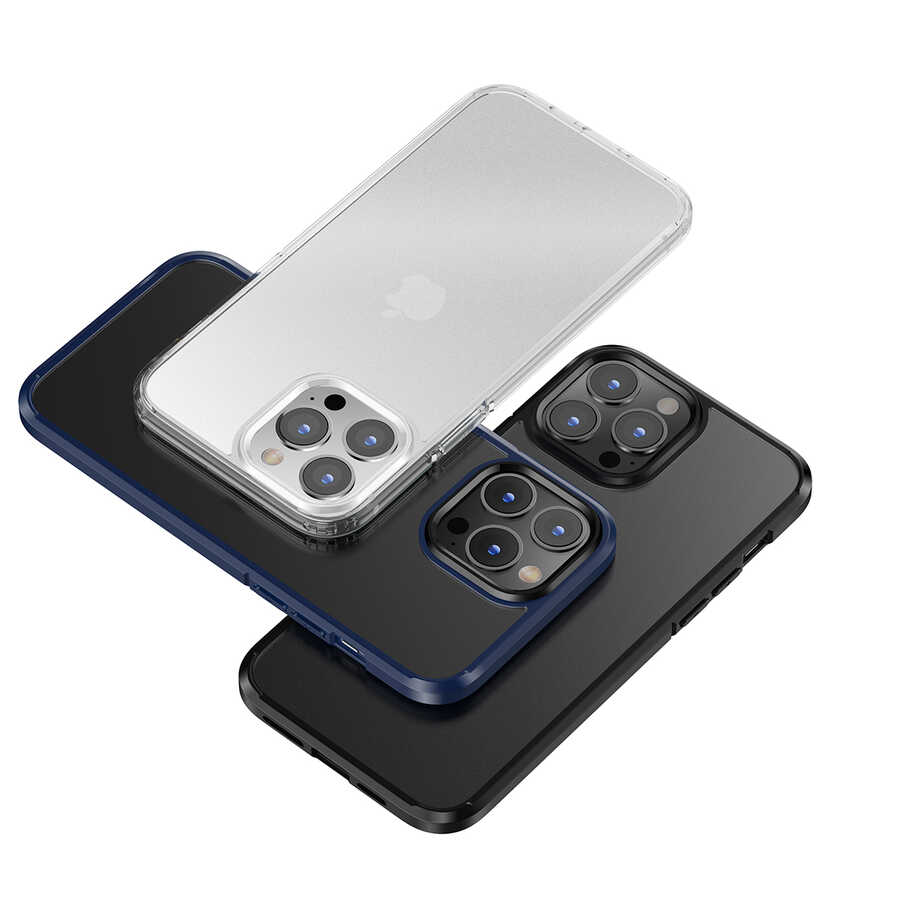 Apple iPhone 13 Pro Max Uyumlu Kılıf Wlons H-Bom Kapak - 10