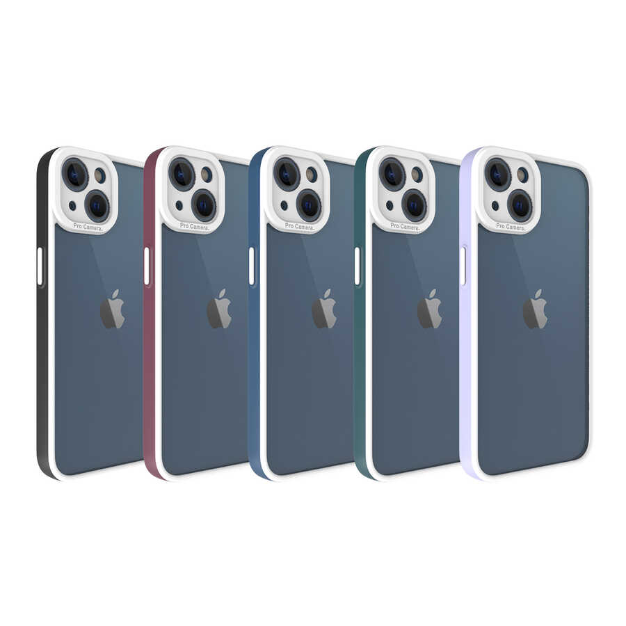 Apple iPhone 13 Uyumlu Kılıf Zore Mima Kapak - 1