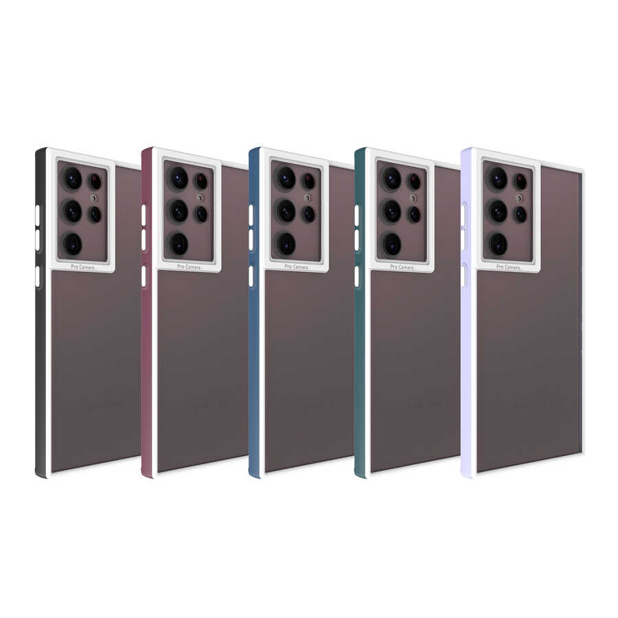 Samsung Galaxy S22 Ultra Uyumlu Kılıf Zore Mima Kapak - 1