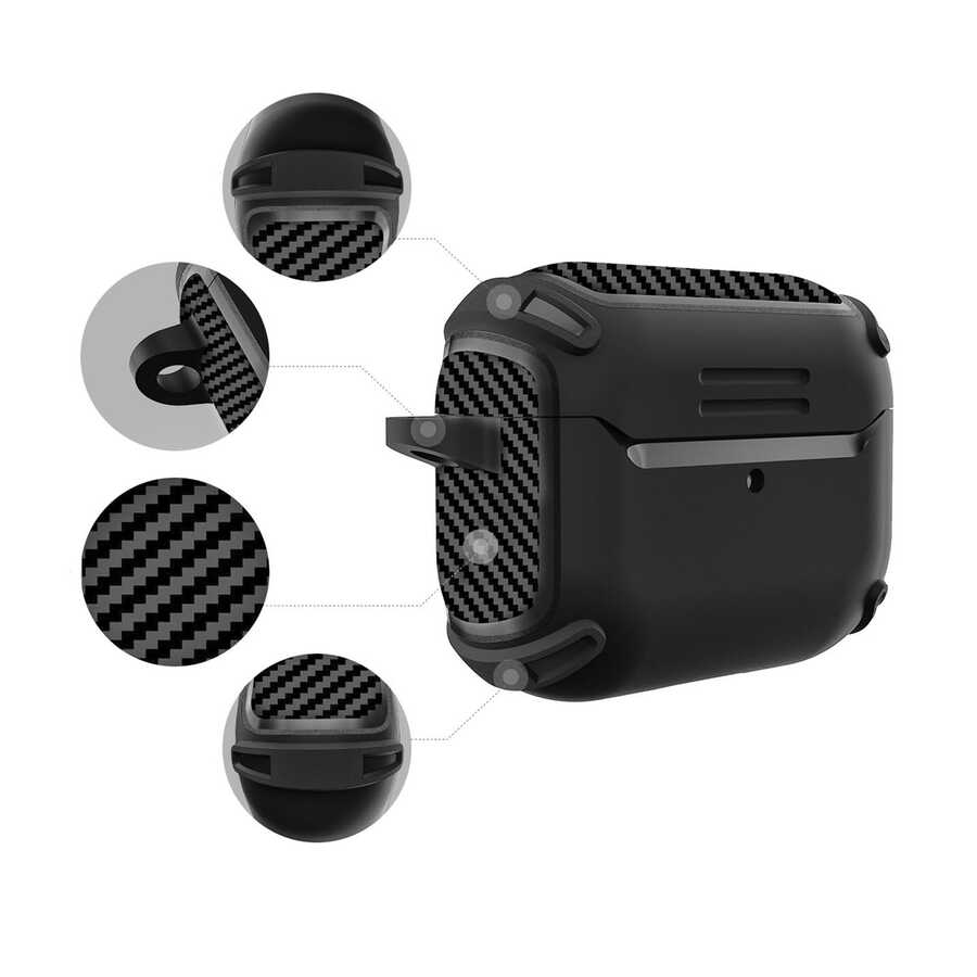 Apple Airpods 3. Nesil Uyumlu Kılıf Zore Airbag 26 Silikon - 10