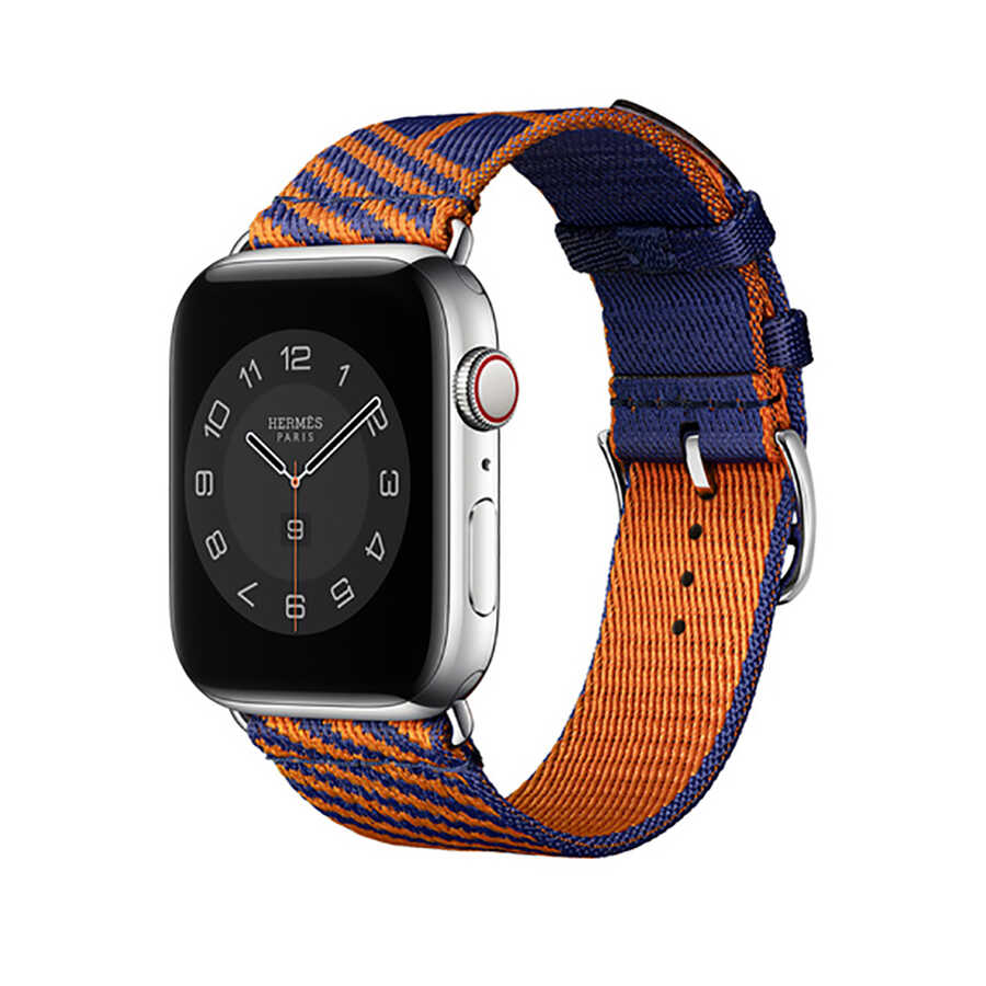 Apple Watch 7 45mm Uyumlu KRD-51 Hasır Kordon - 4