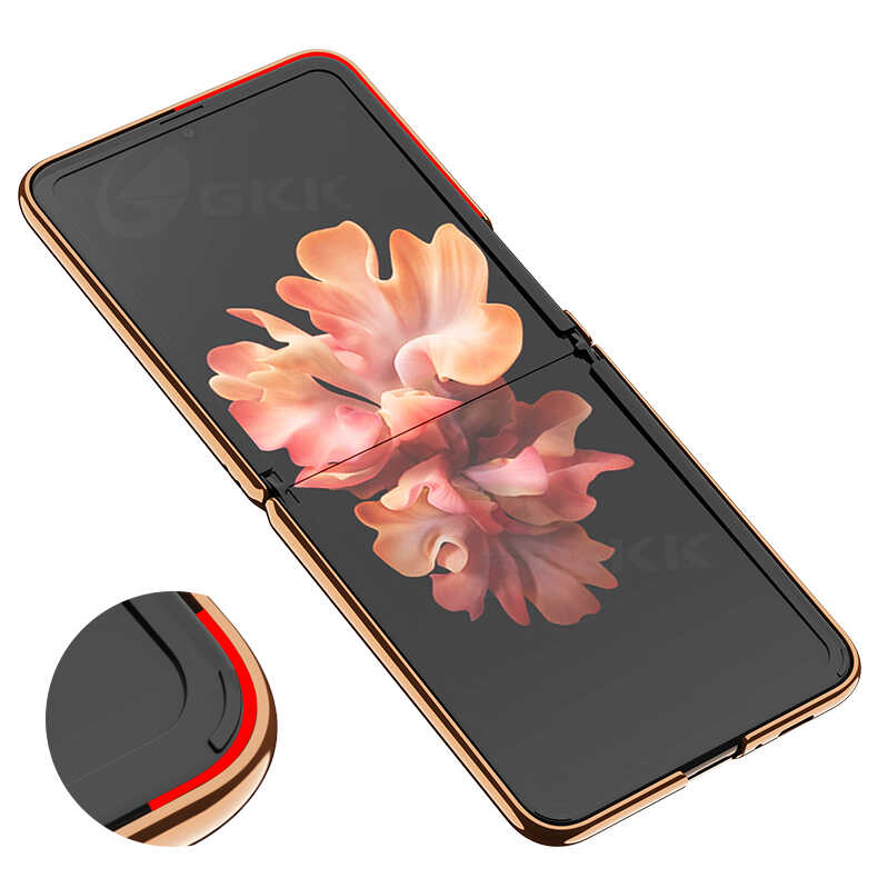 Samsung Galaxy Z Flip Uyumlu Kılıf Zore Kıpta Kapak - 5