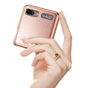 Samsung Galaxy Z Flip Uyumlu Kılıf Zore Kıpta Kapak - 8