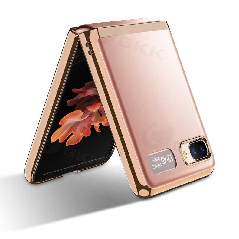 Samsung Galaxy Z Flip Uyumlu Kılıf Zore Kıpta Kapak - 10