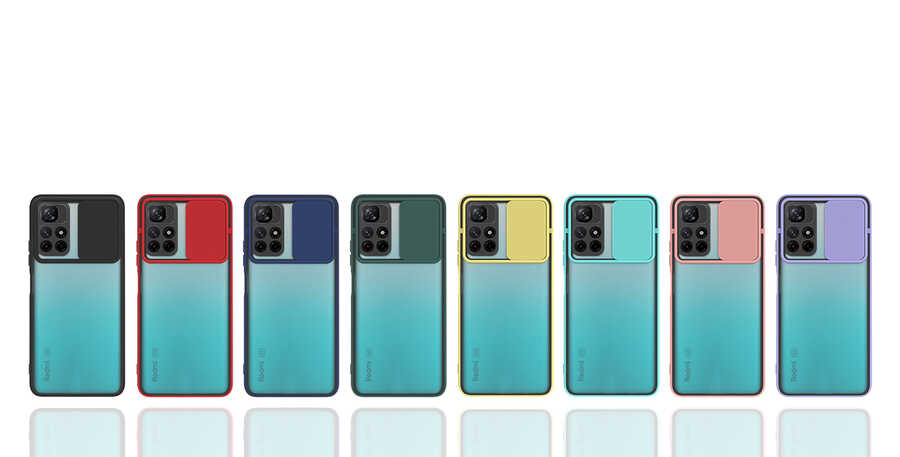 Xiaomi Redmi Note 11T 5G Uyumlu Kılıf Zore Lensi Kapak - 1
