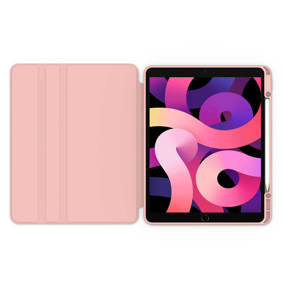Apple iPad Pro 12.9 2020 Uyumlu (4.Nesil) Kılıf Zore Nayn Dönebilen Standlı Kılıf - 10