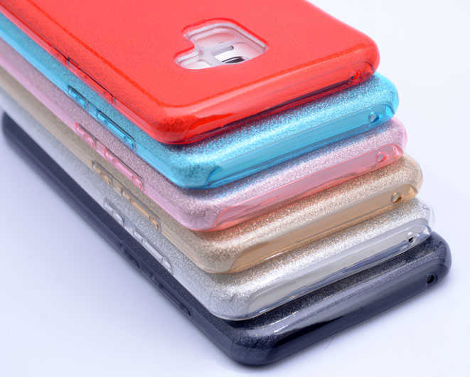 Samsung Galaxy A8 2018 Uyumlu Kılıf Zore Shining Silikon - 2